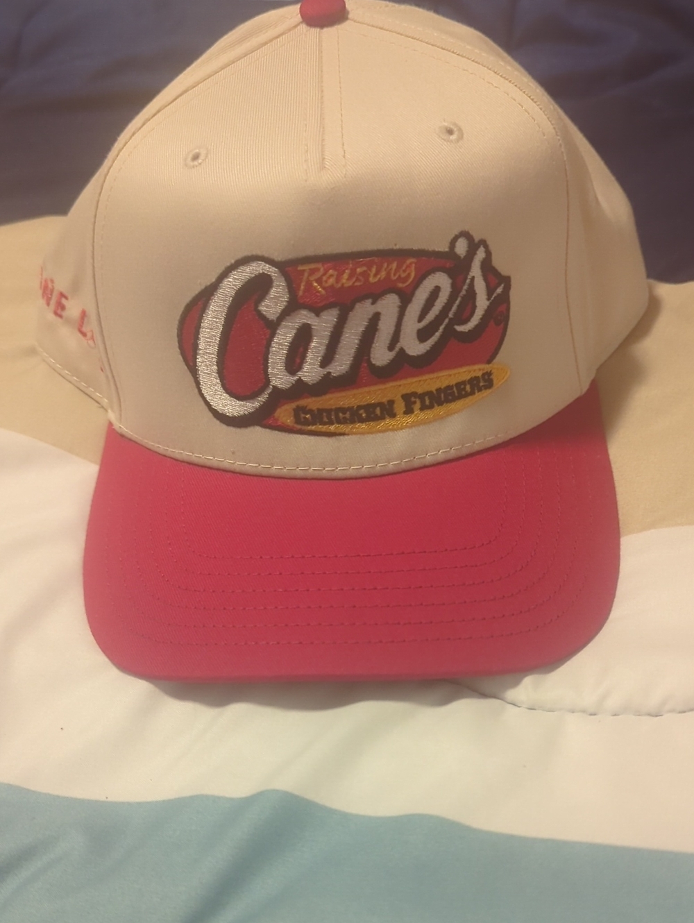 OTTO Two-Tone Baseball Cap - Cream & Light Blue